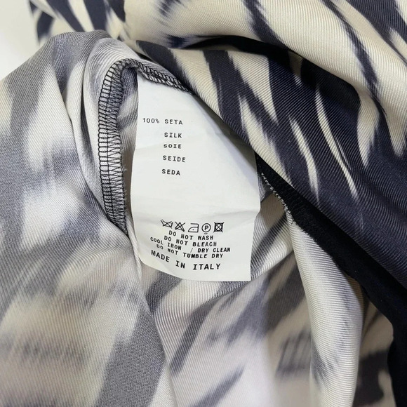 ETRO | MADE IN ITALY PRINTED CROSS BACK SILK TOP - Picture 12 of 13